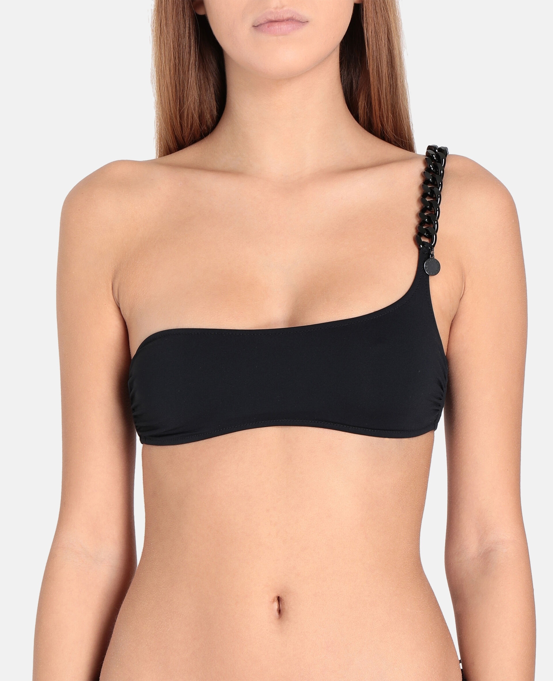 Iconic Chain One-Shoulder Bikini Top - 4