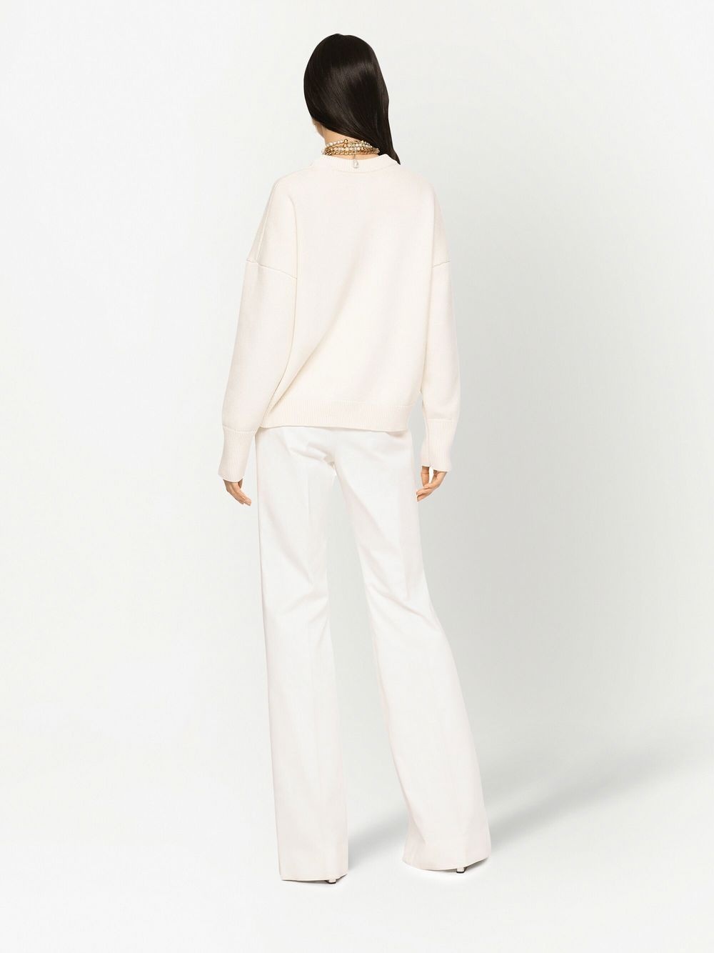 tailored wide-leg trousers - 4