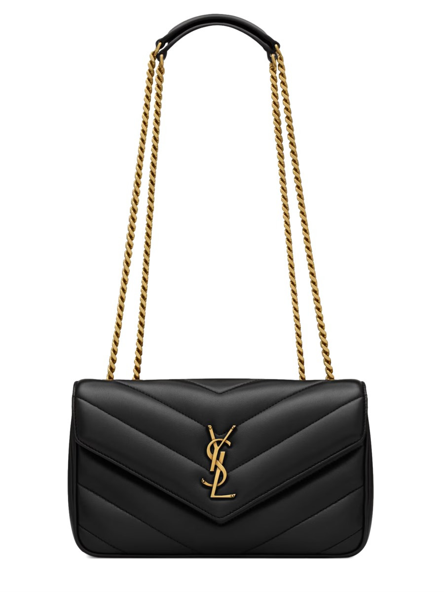 "LOULOU" SMALL QUILTED LAMBSKIN LEATHER - 1