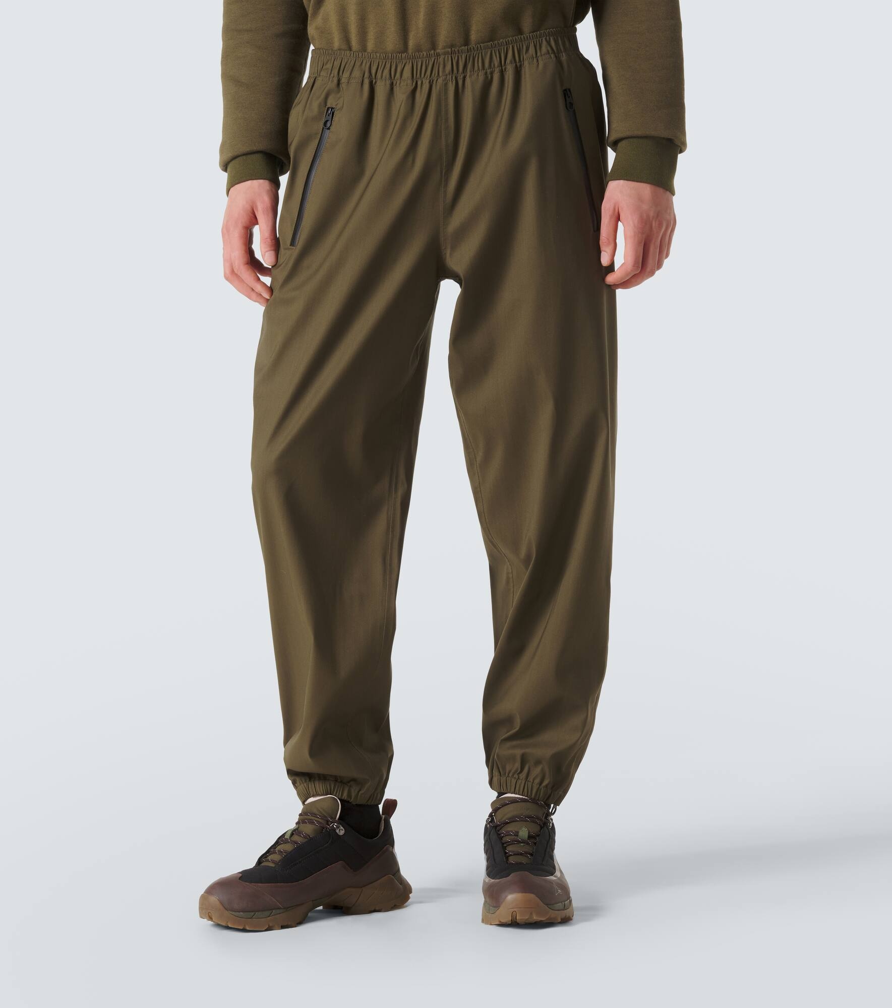 Wool-blend technical sweatpants - 3