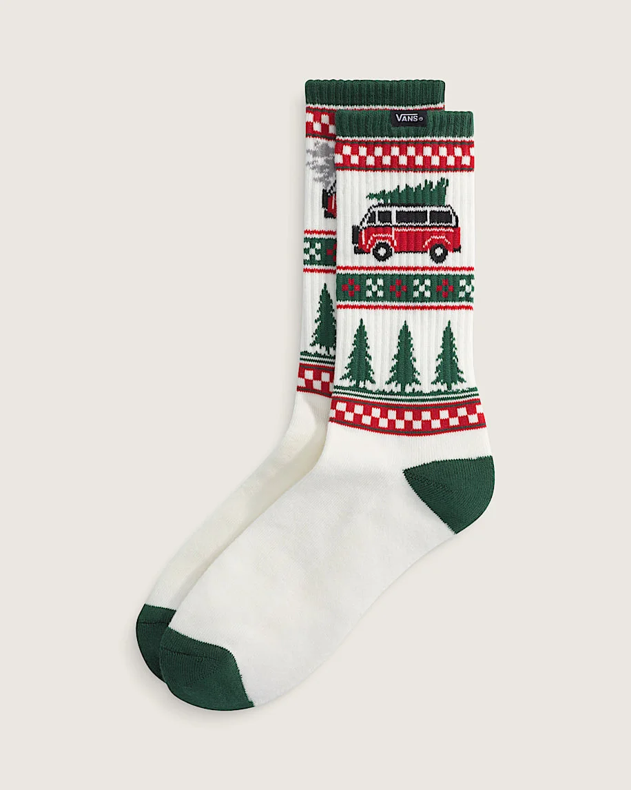 Winter Family Trip Crew Socks - 1
