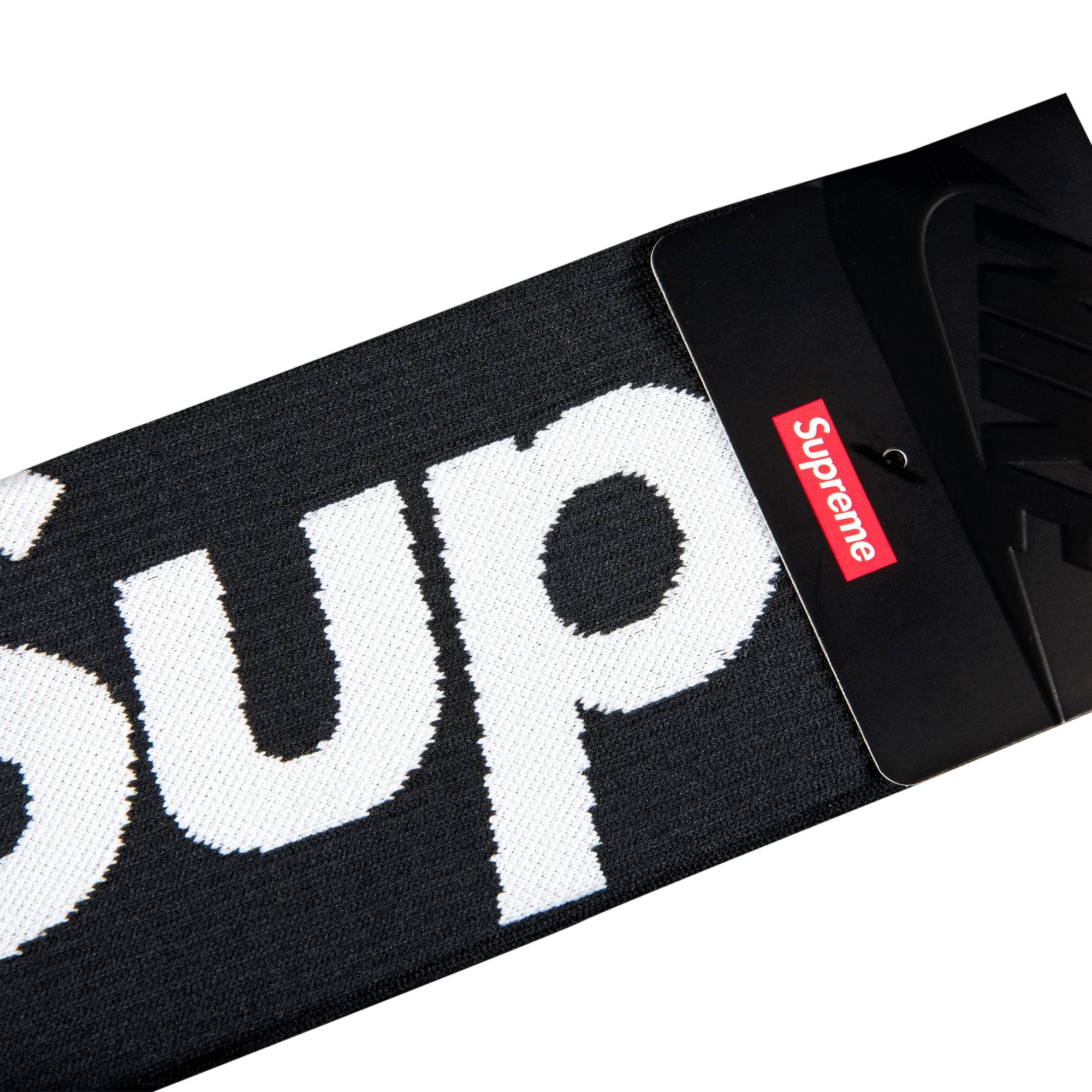 Supreme x Nike Lightweight Crew Socks 'Black' - 2