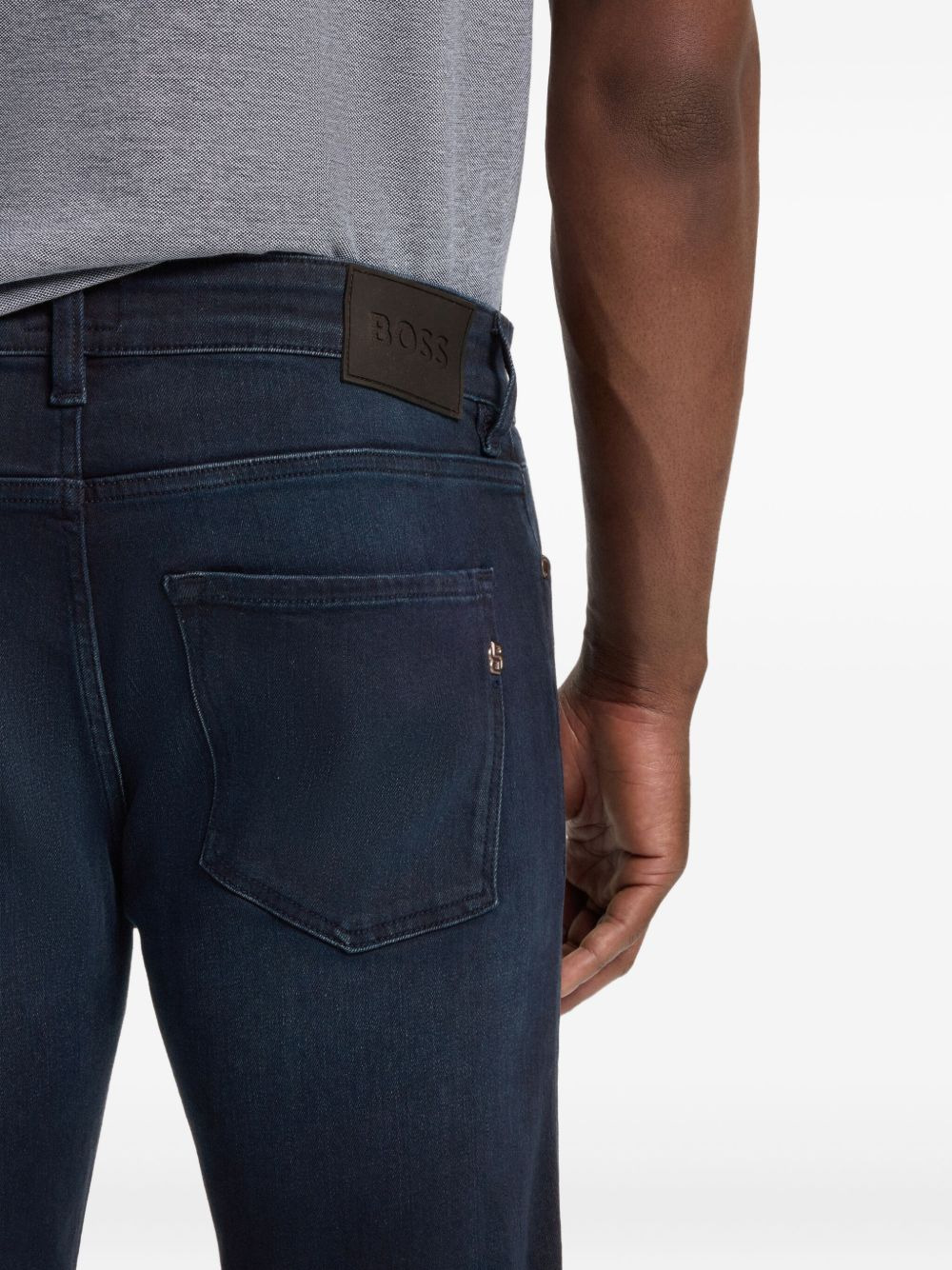 logo-patch jeans - 5