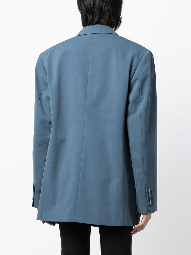 oversized padded shoulder single-breasted blazer 4