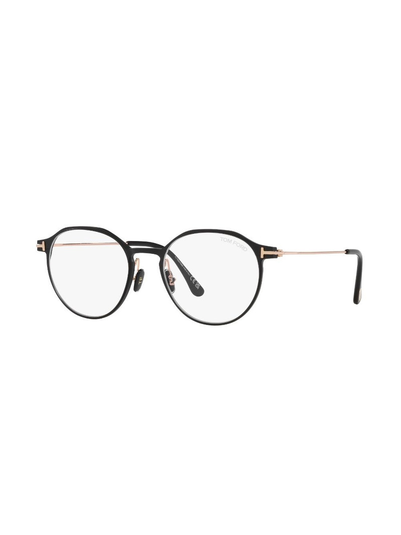 TOM FORD round-frame raised-bridge glasses outlook