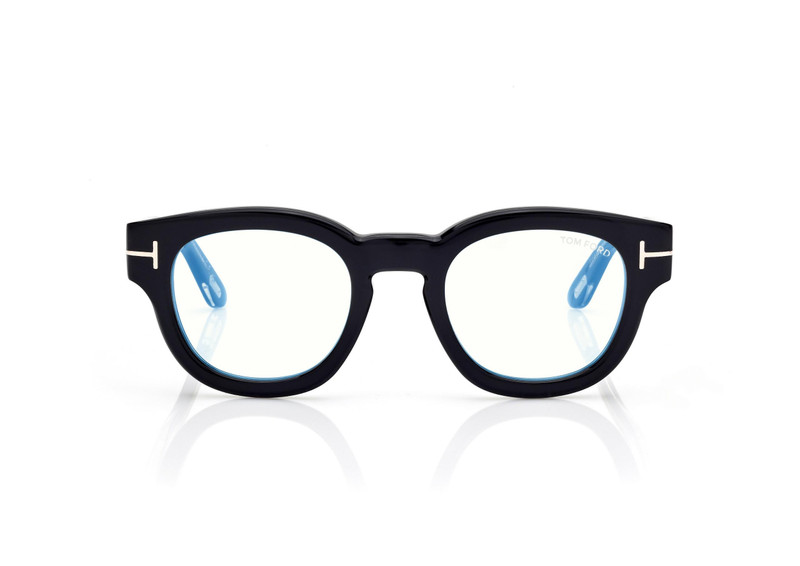 ICON BLUE BLOCK ROUND OPTICALS 1