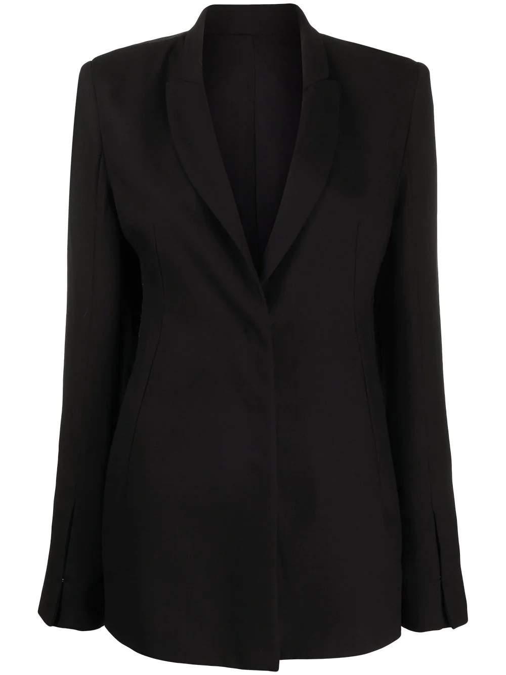 single-breasted tailored blazer - 1