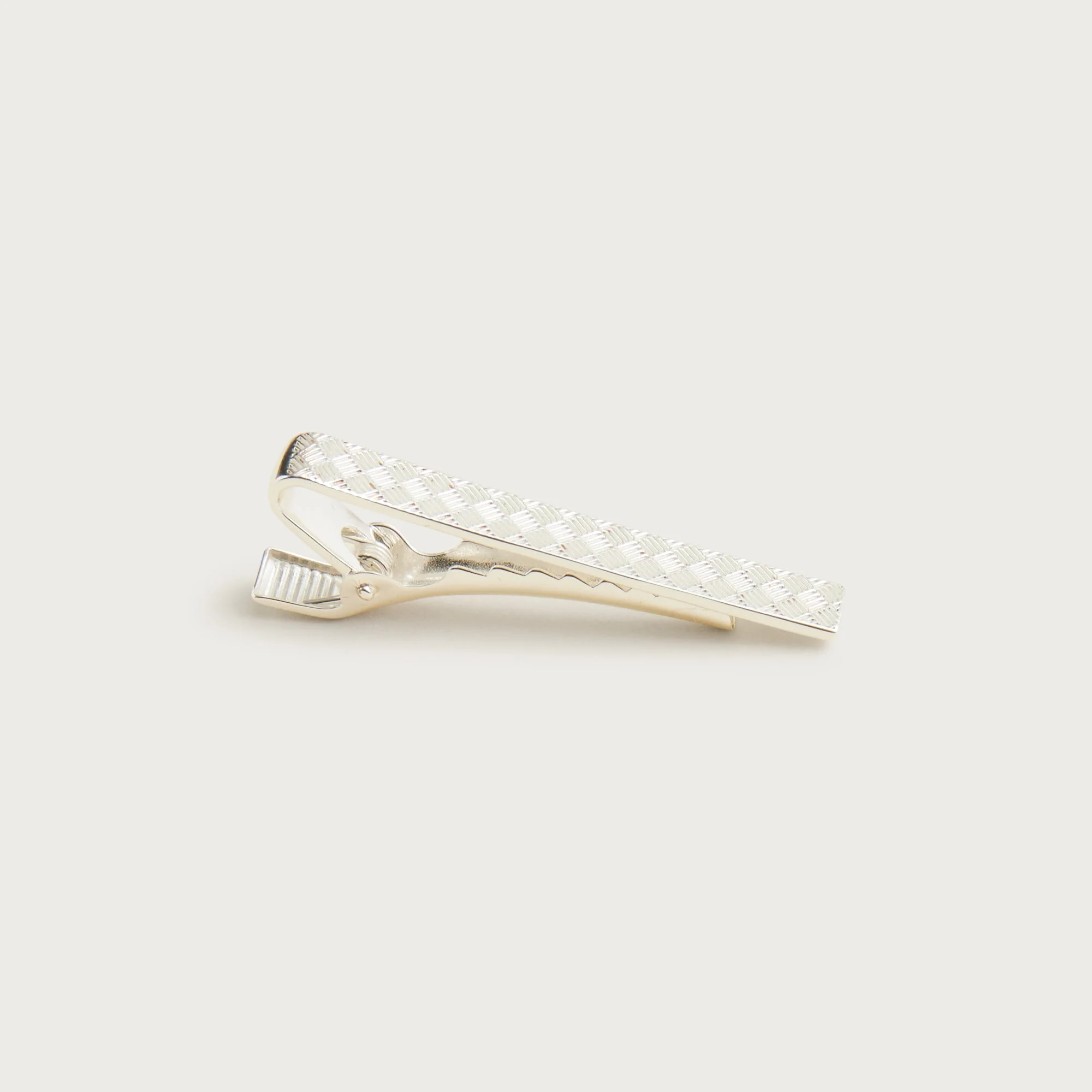 Sterling silver tie clip - 1