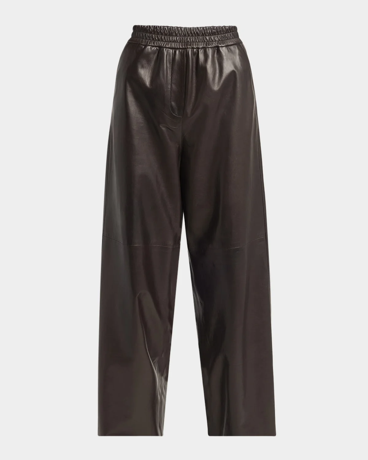 Relaxed Nappa Leather Trousers - 1