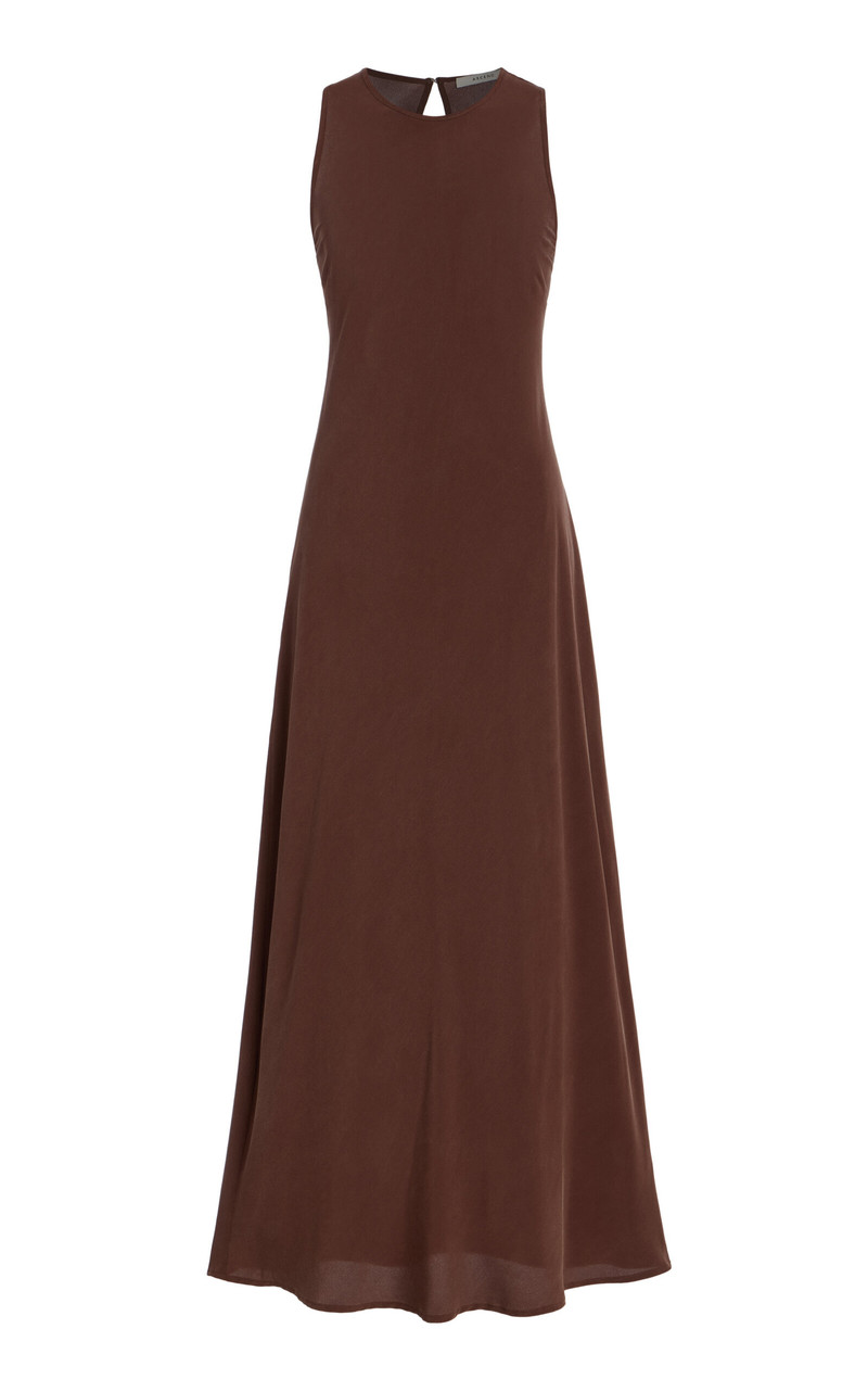 The Valencia Dress brown 1