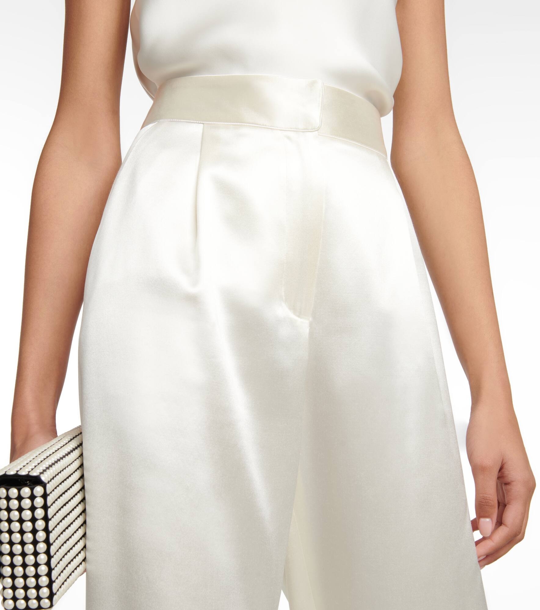 Miriam silk and wool pants - 4