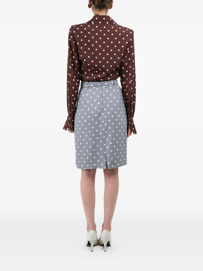 polka-dot signature shirt 5