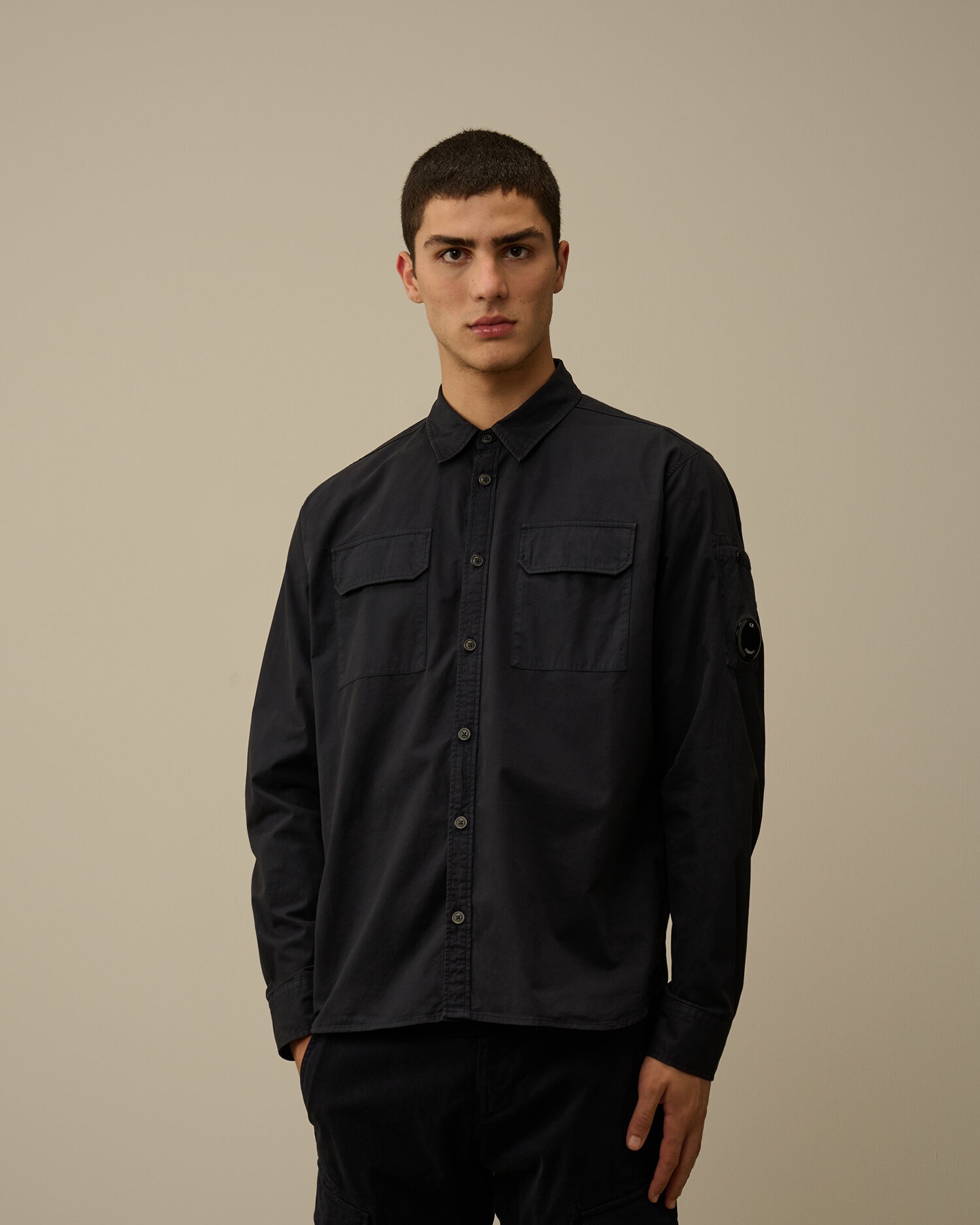 Organic Gabardine Buttoned Lens Shirt - 2