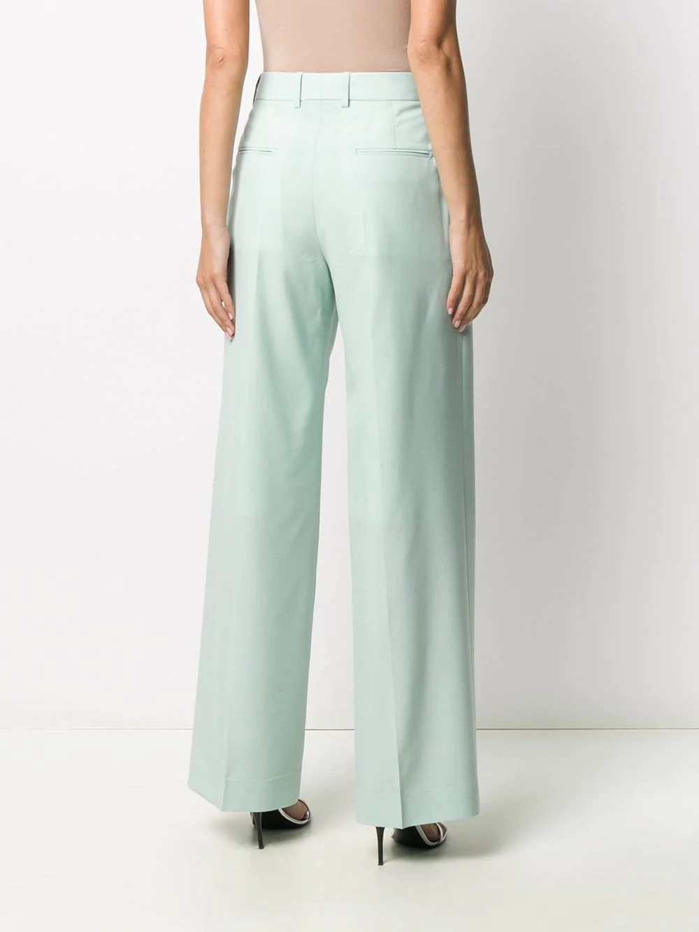 tailored wide-leg trousers - 4