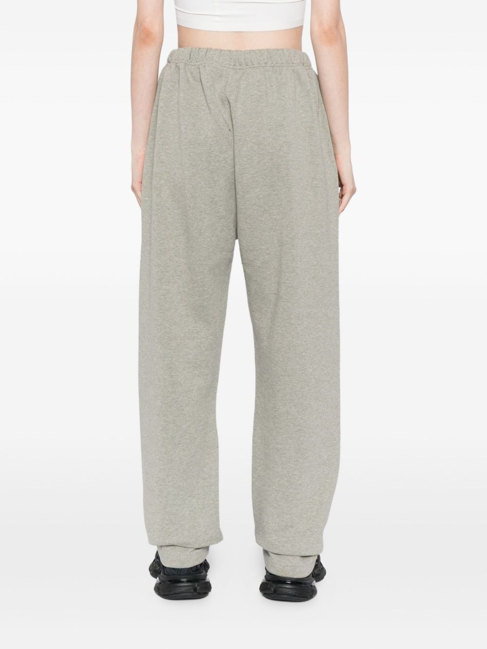 logo-embossed trousers - 4