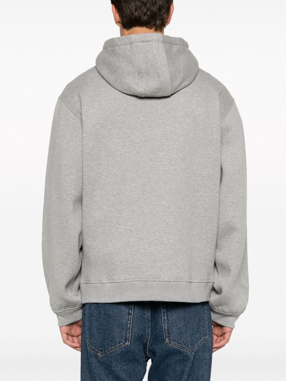 graphic-print organic cotton hoodie - 5