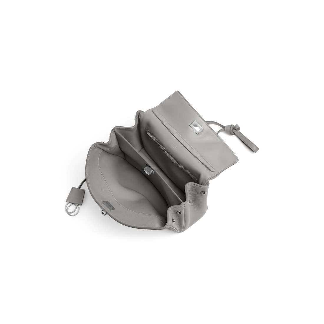 Women's Rodeo Handbag Small Grained Calfskin in Balenciaga Grey - 5