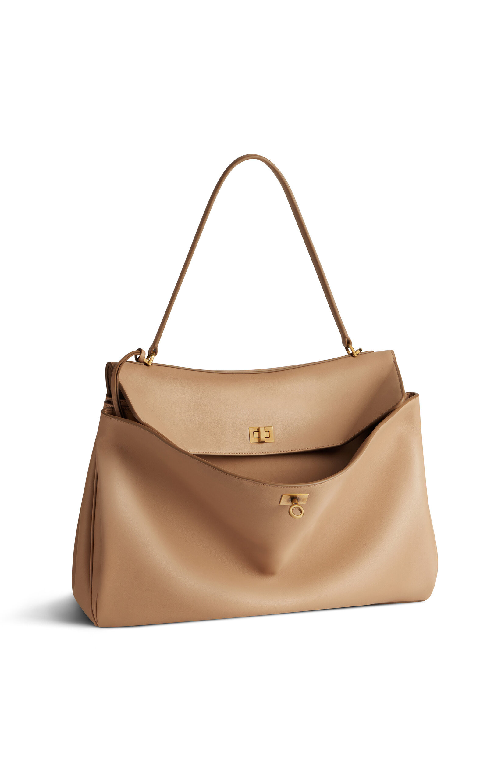 Rodeo Large Leather Bag neutral - 4