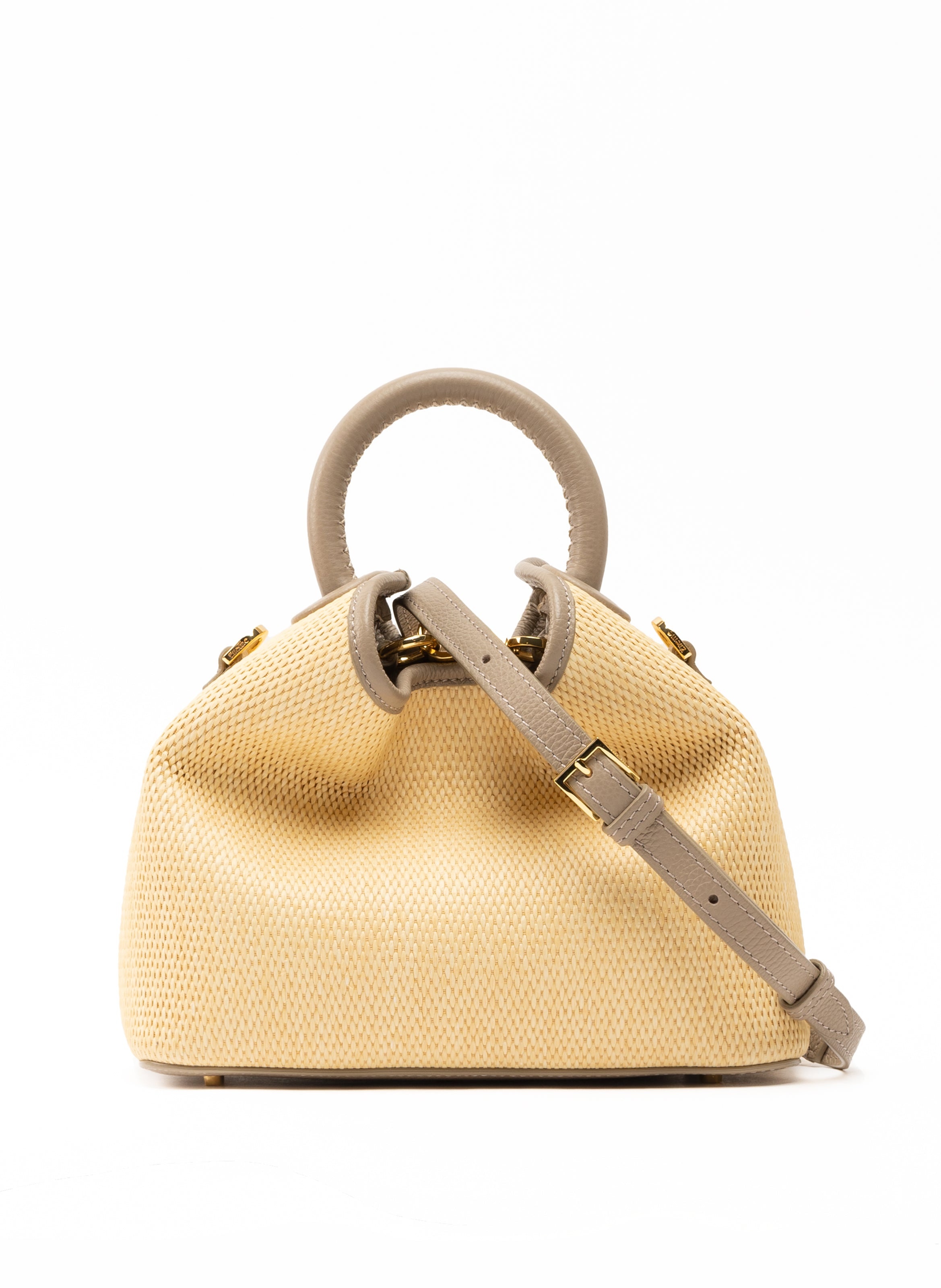 Baozi Raffia/Leather Natural/Taupe - 4
