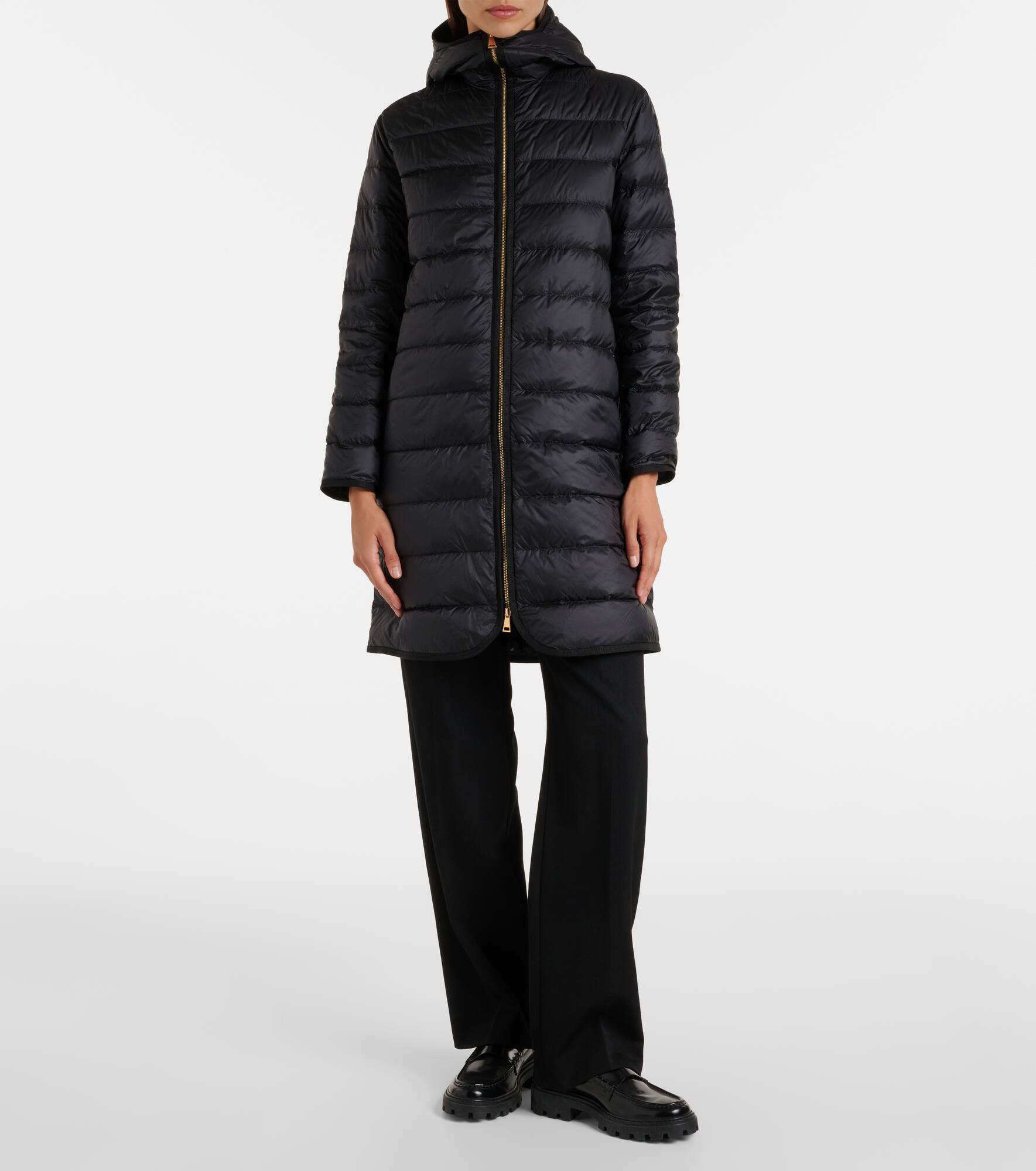 Reversible wool and cashmere coat - 6