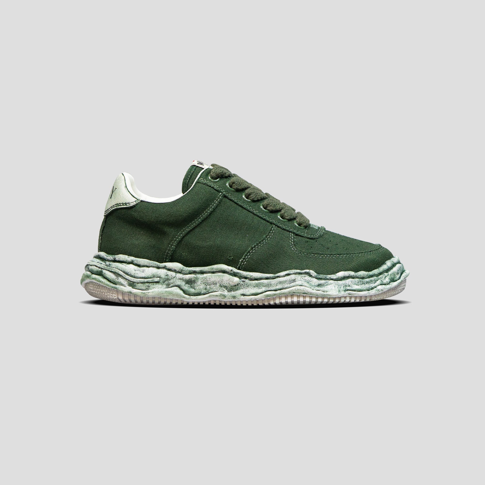 WAYNE OG SOLE GARMENT DYED CANVAS LOW-TOP SNEAKERS - 2