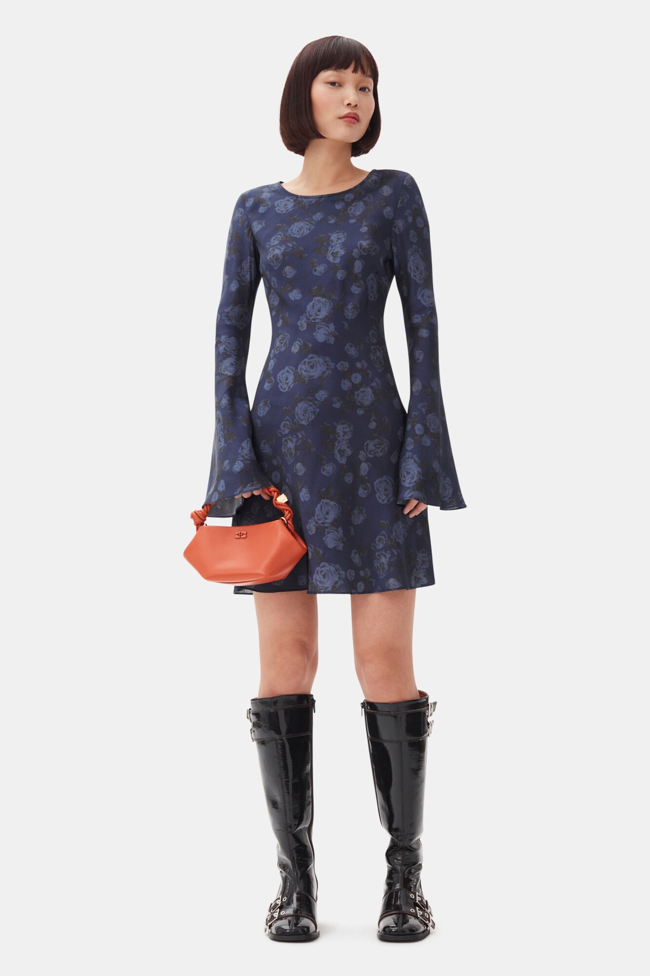 ORANGE MINI GANNI BOU BAG - 4