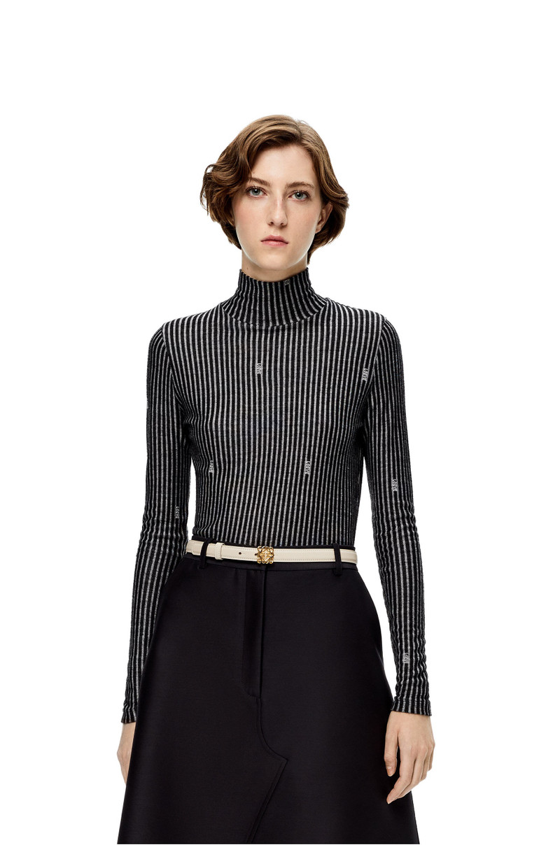 Loewe Goya Anagram belt in smooth calfskin outlook