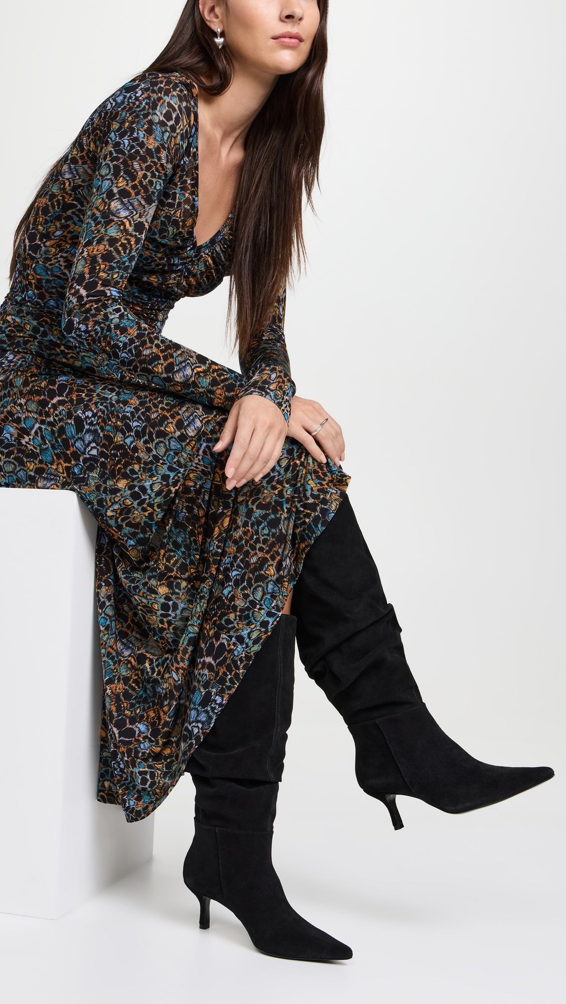 Jordi Suede Slouch Boots - 2