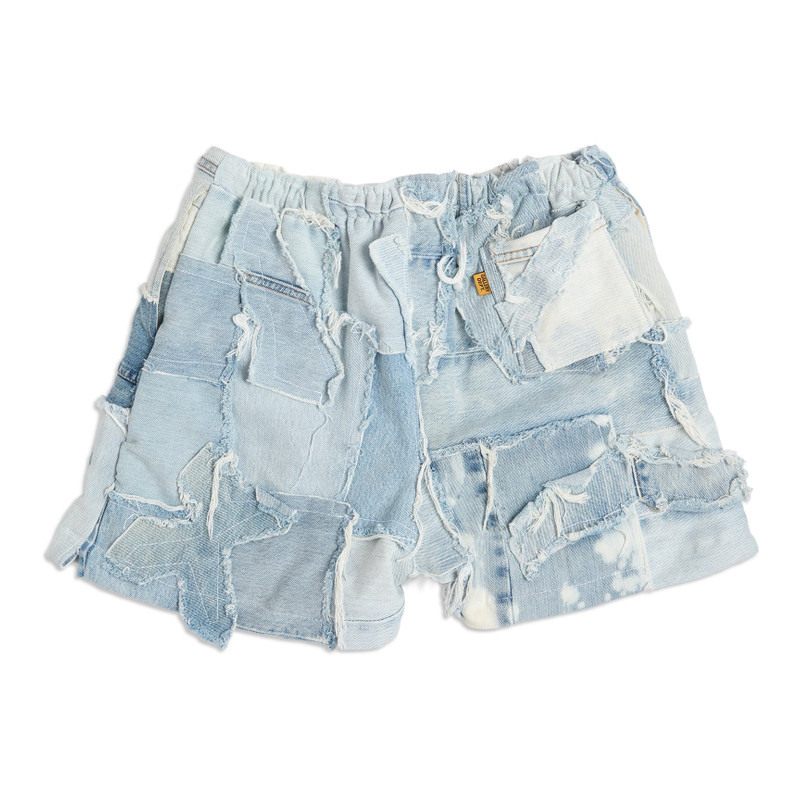 PATCHWORK DENIM ZUMA SHORTS 2