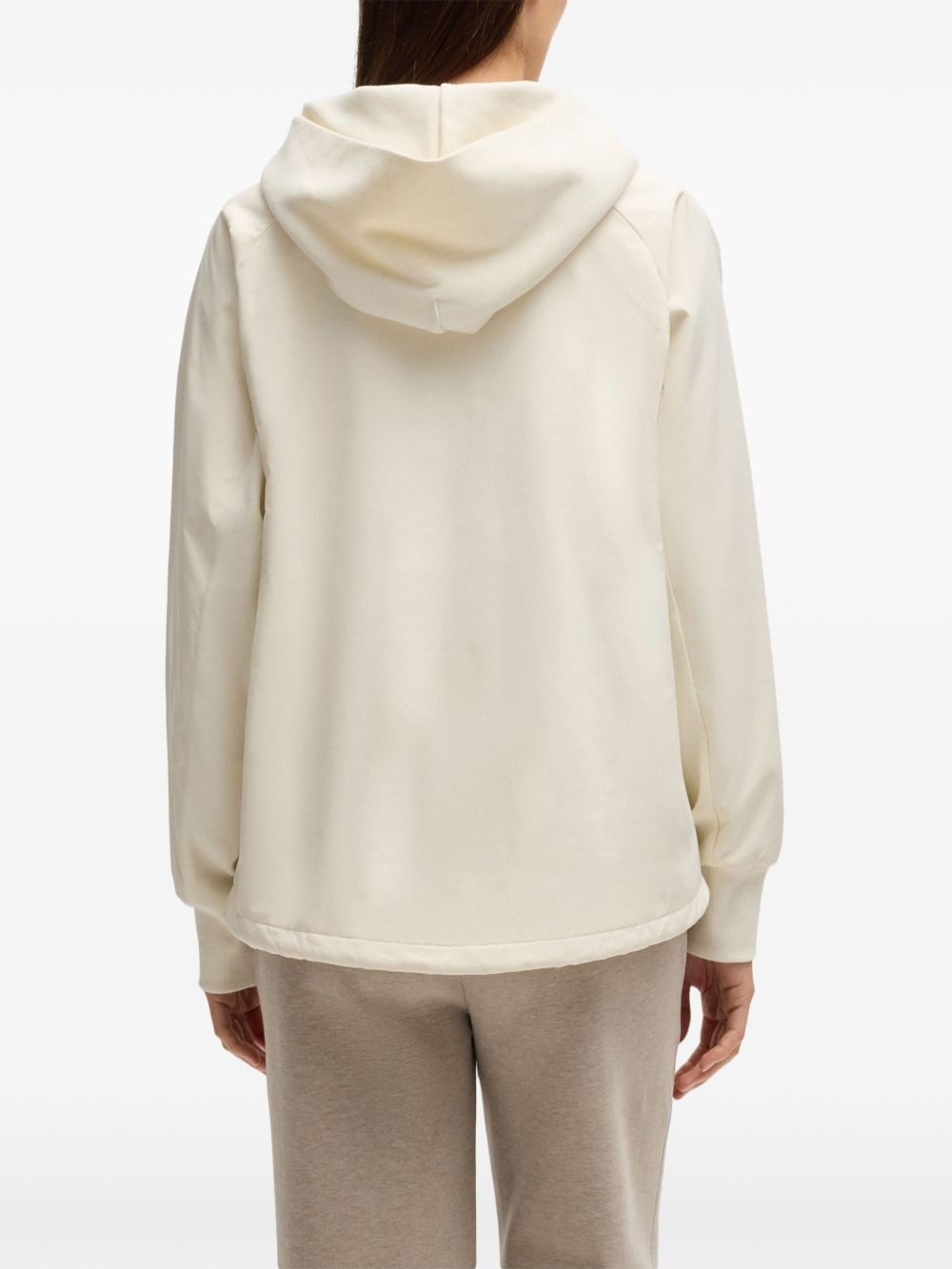 logo-embroidered hoodie - 4