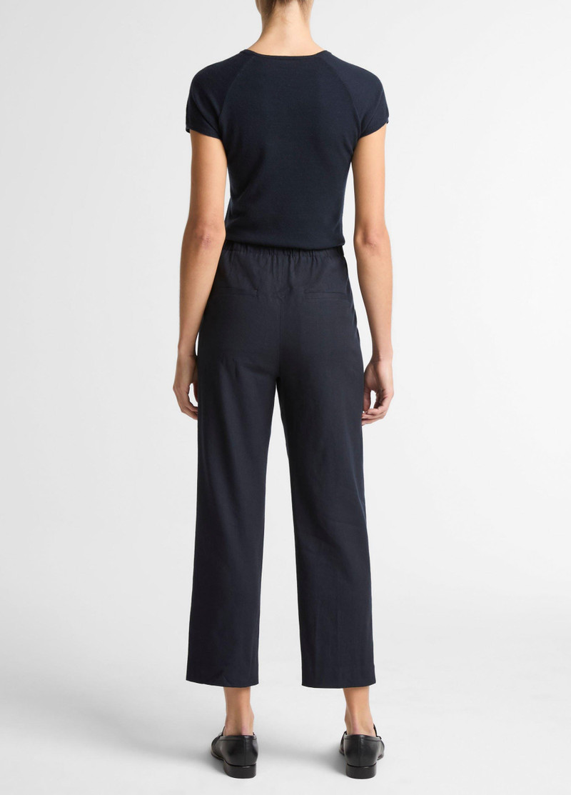 Vince Grace Mid-Rise Linen-Blend Pull-On Pant outlook