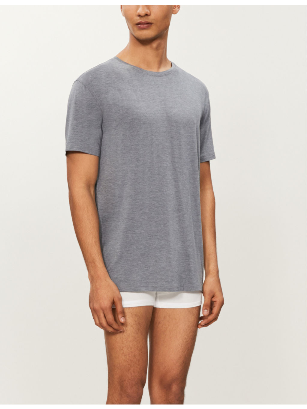 Basel crewneck stretch-modal T-shirt - 2