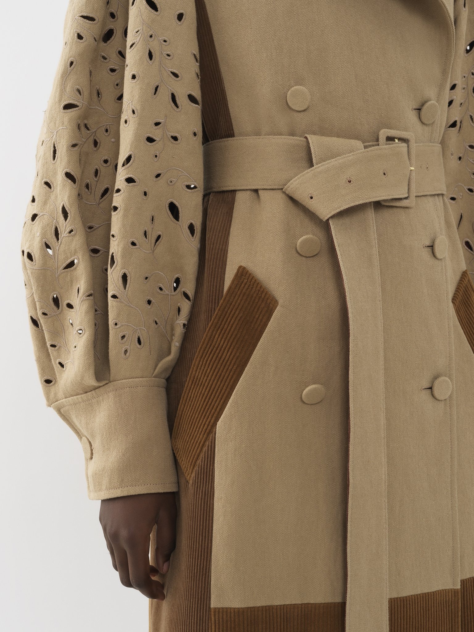 HOODED TRENCH COAT - 7