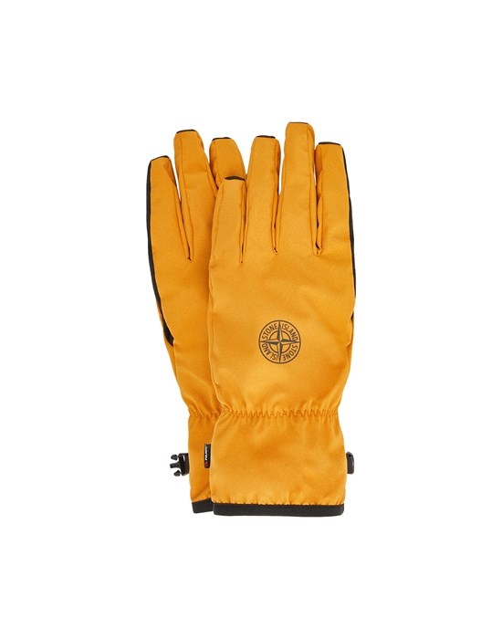 92429 GLOVES SOFT SHELL-R_e.dye® TECHNOLOGY IN RECYCLED POLYESTER WITH POLARTEC® LINING RUST - 1