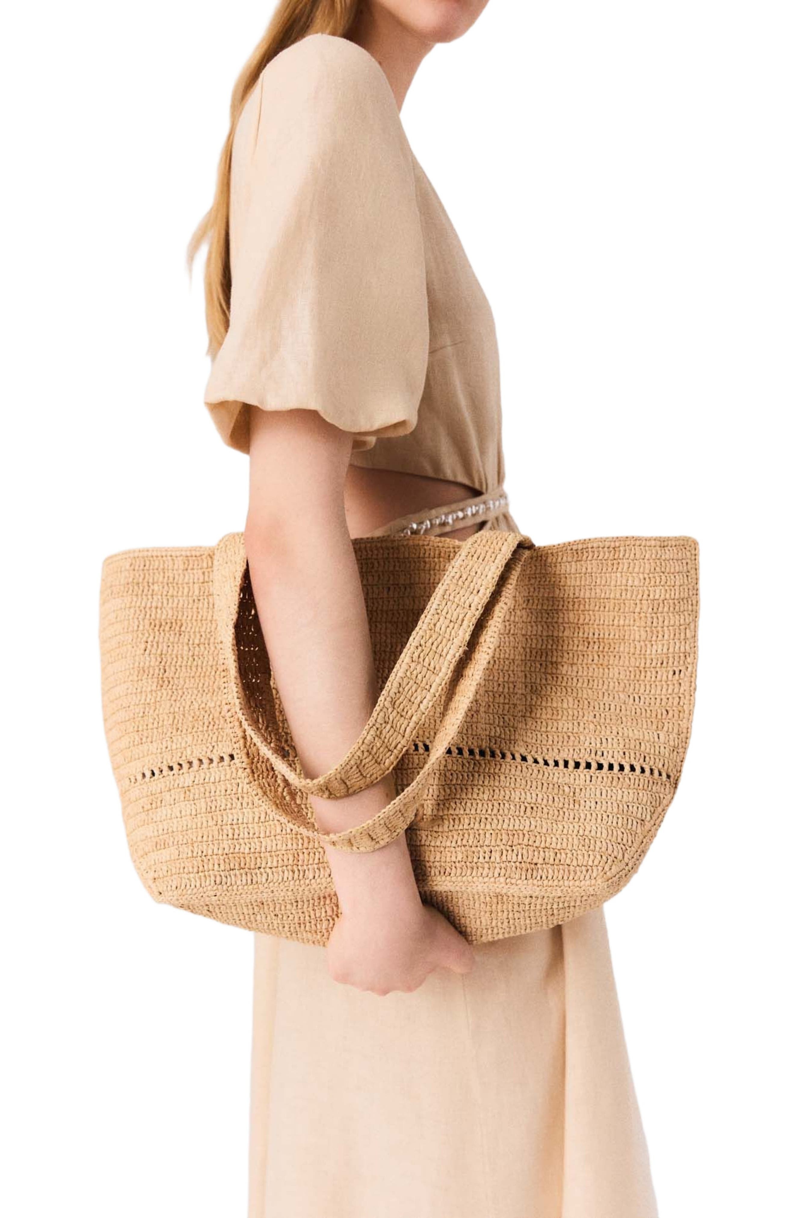 maje Linen maxi dress in Beige at Nordstrom - 8