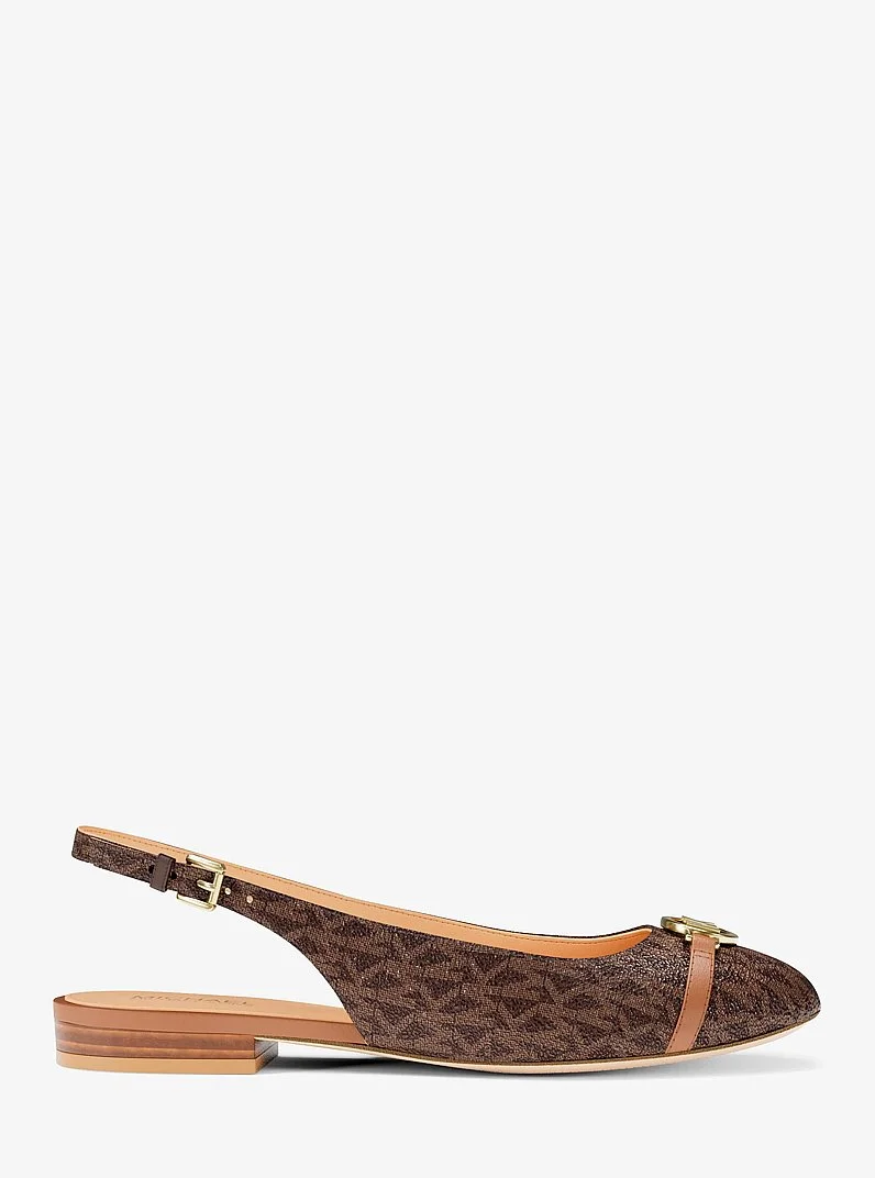 Dori Signature Logo Slingback Flat - 1