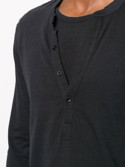 Neil Barrett placket-detail top outlook