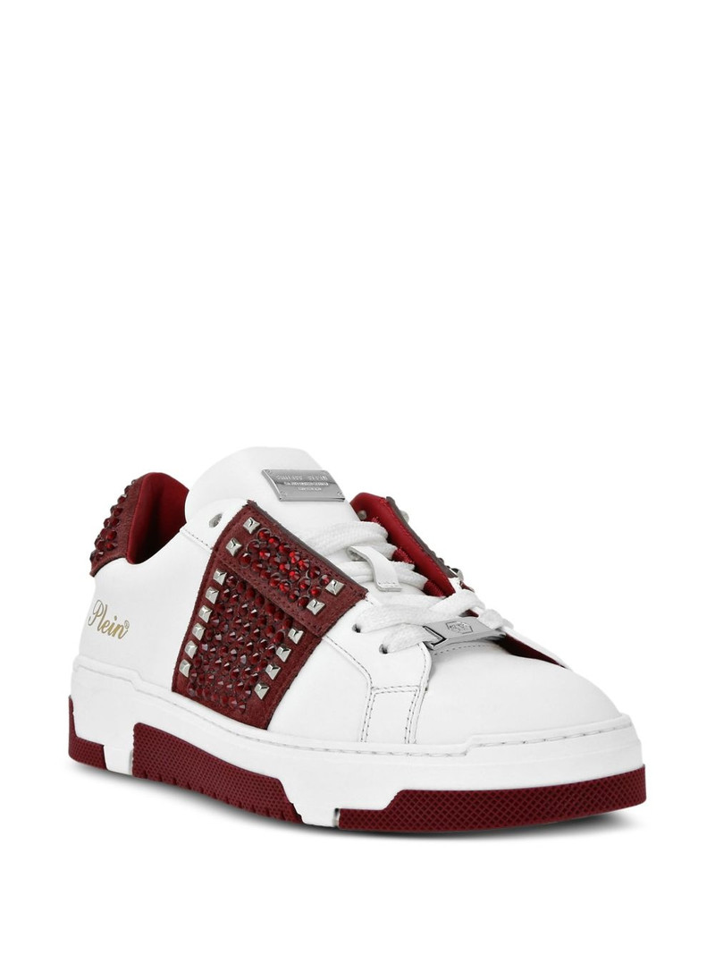 PHILIPP PLEIN stud-embellished low-top sneakers outlook