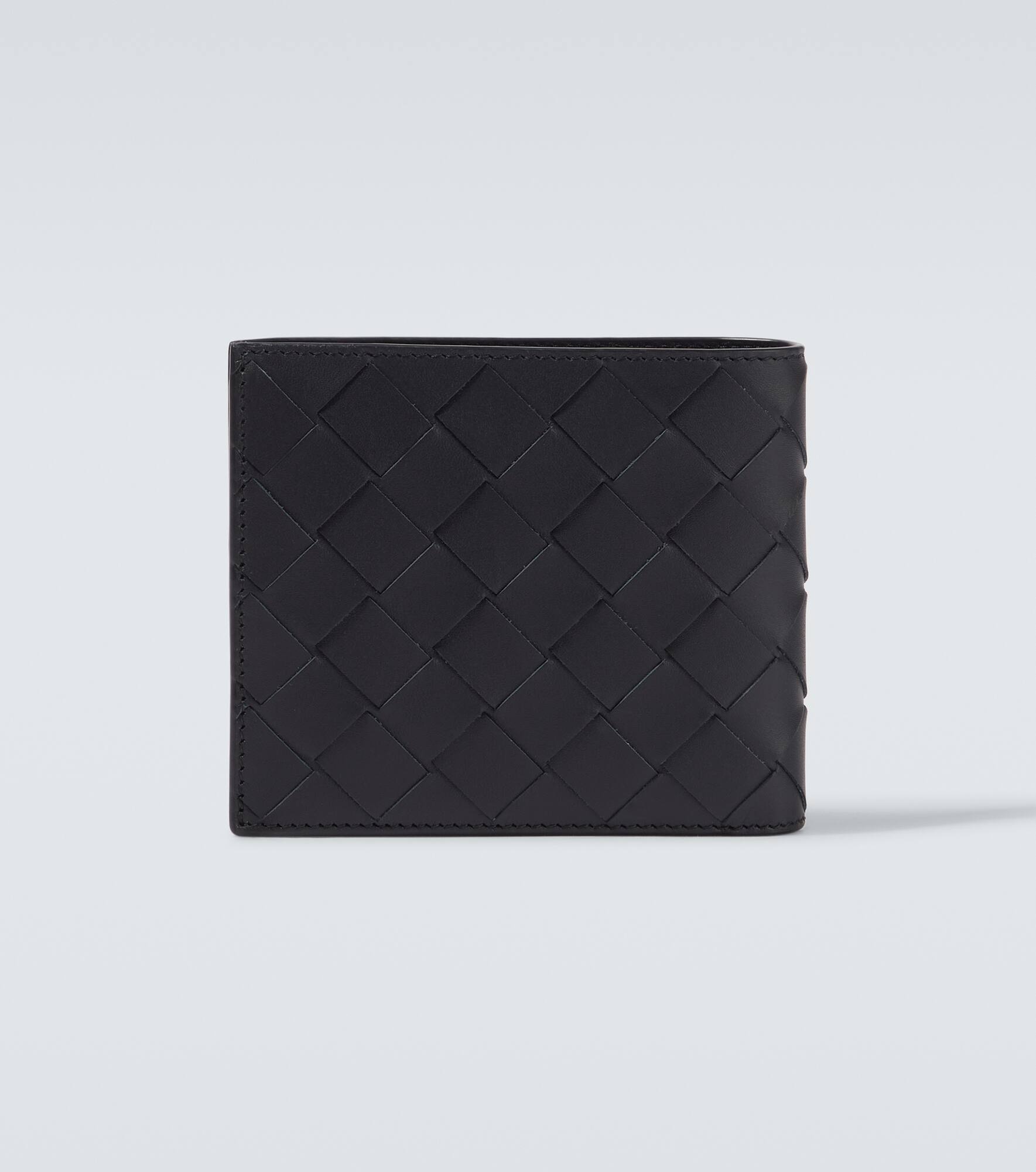 Intrecciato leather bifold wallet - 3