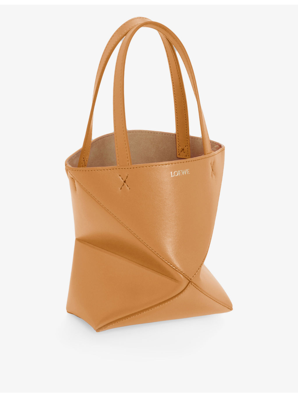 Puzzle Fold mini leather tote bag - 9