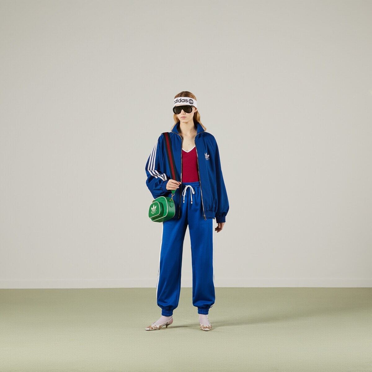 adidas x Gucci jersey jogging pant - 2
