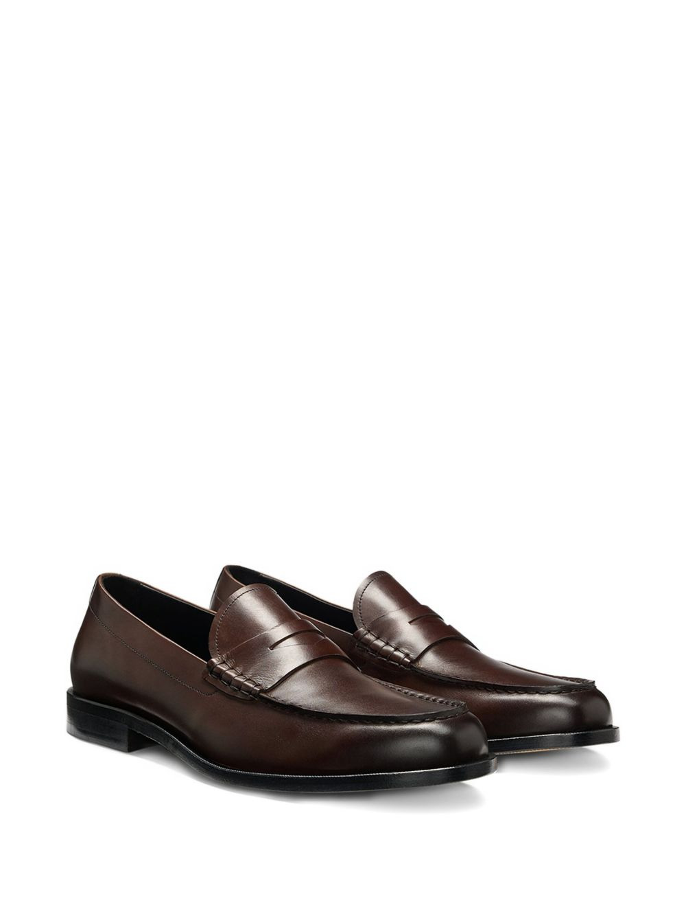 penny leather loafers - 2