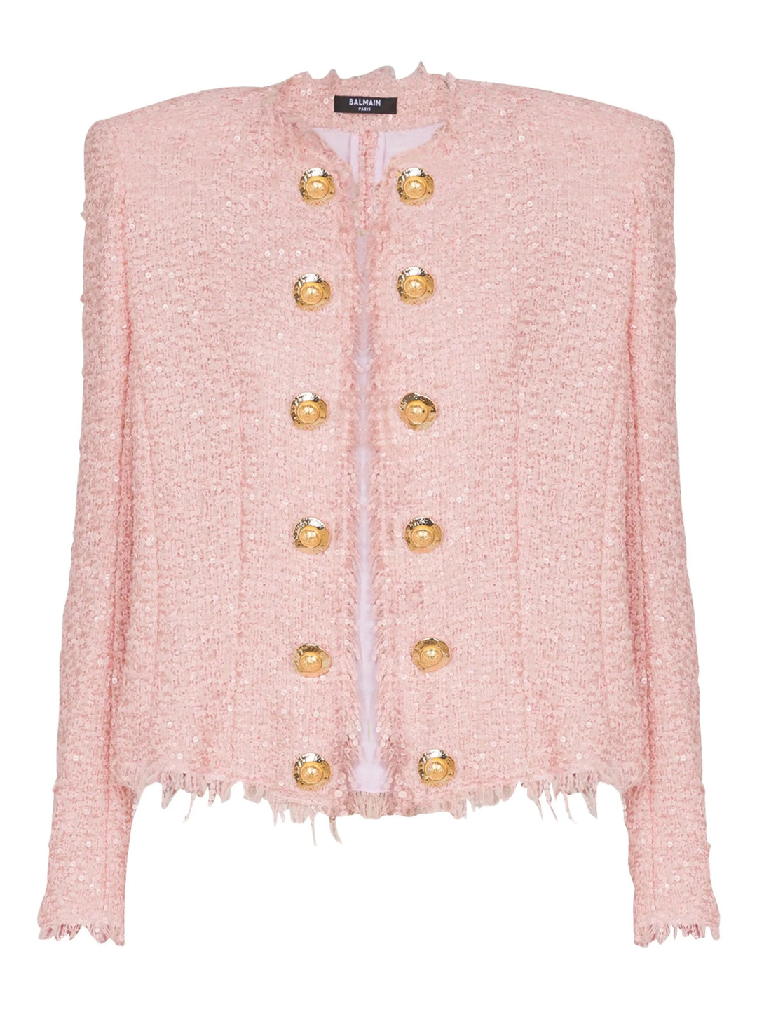 Glittered Tweed Spencer Jacket - 1