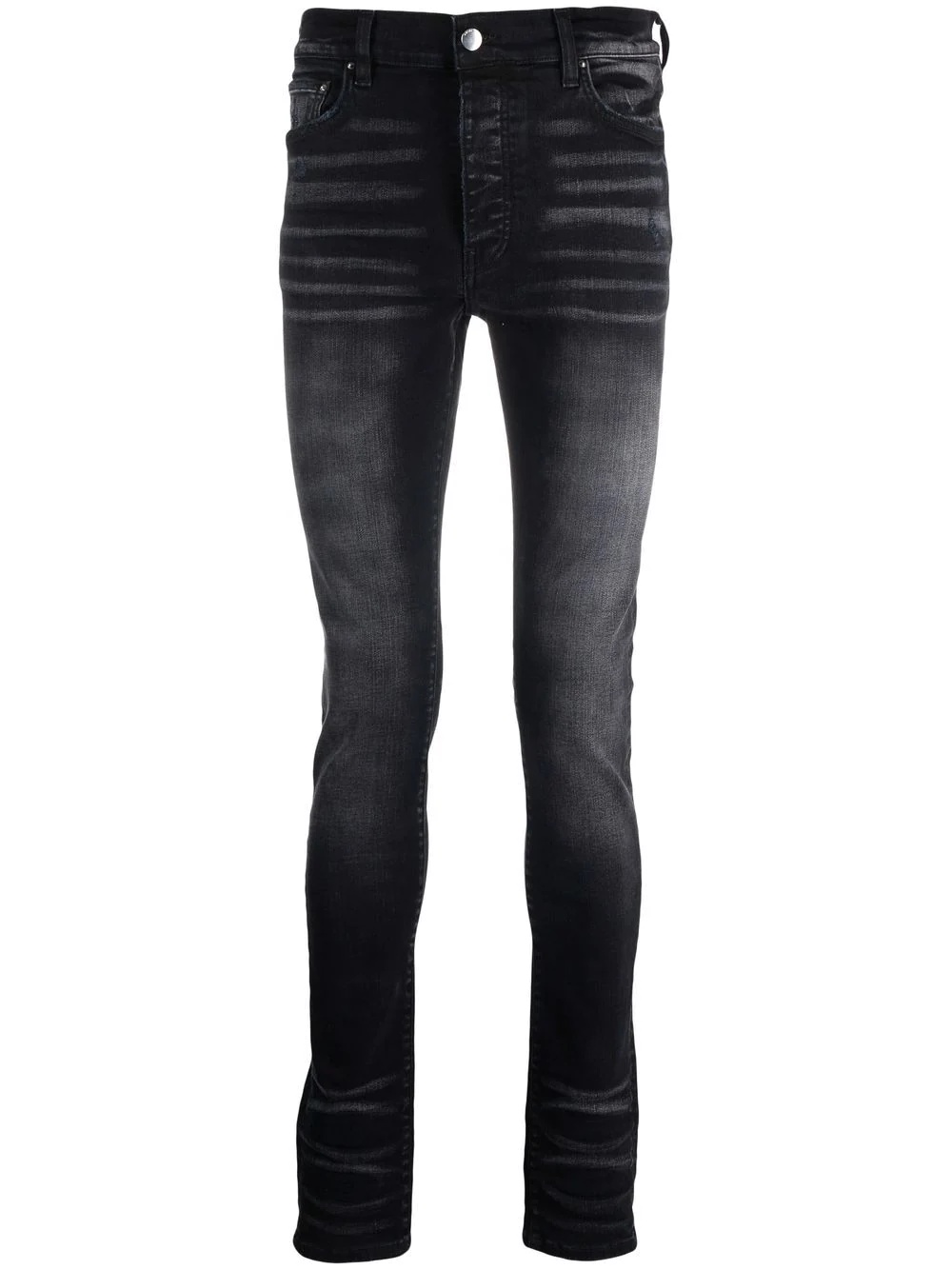 faded-effect skinny jeans - 1