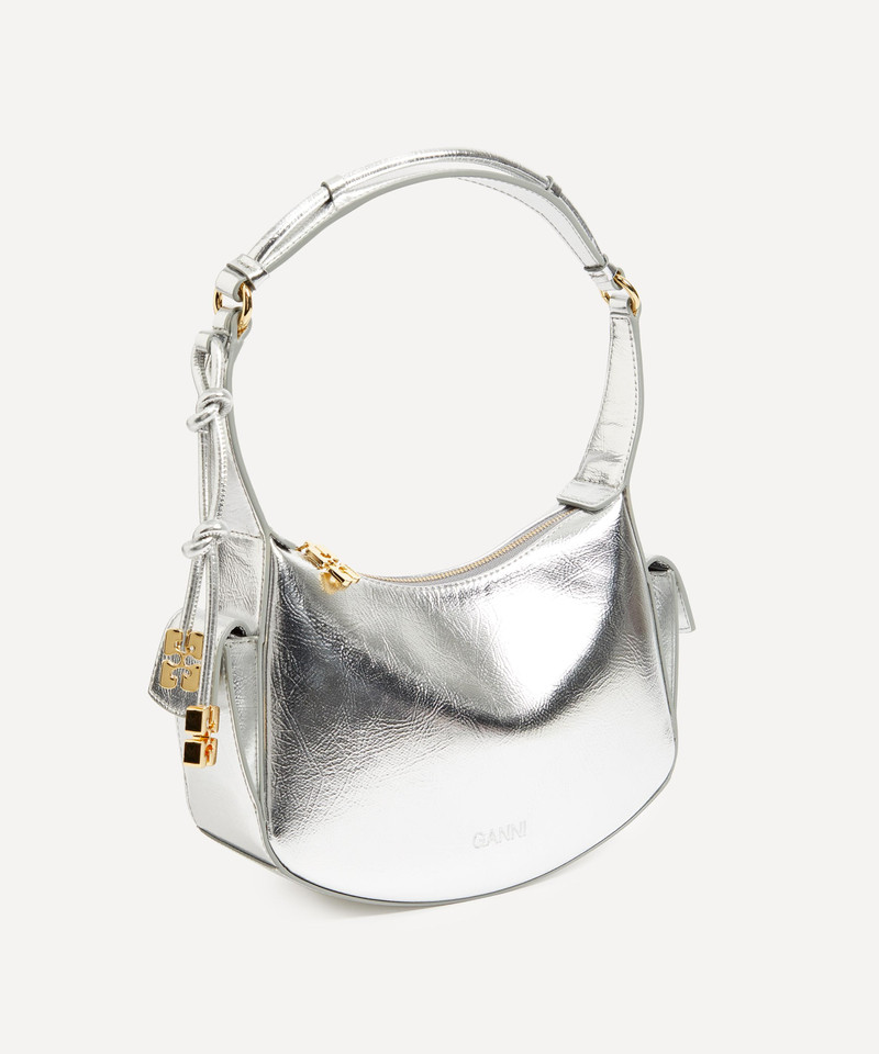 GANNI Silver Swing Shoulder Bag outlook