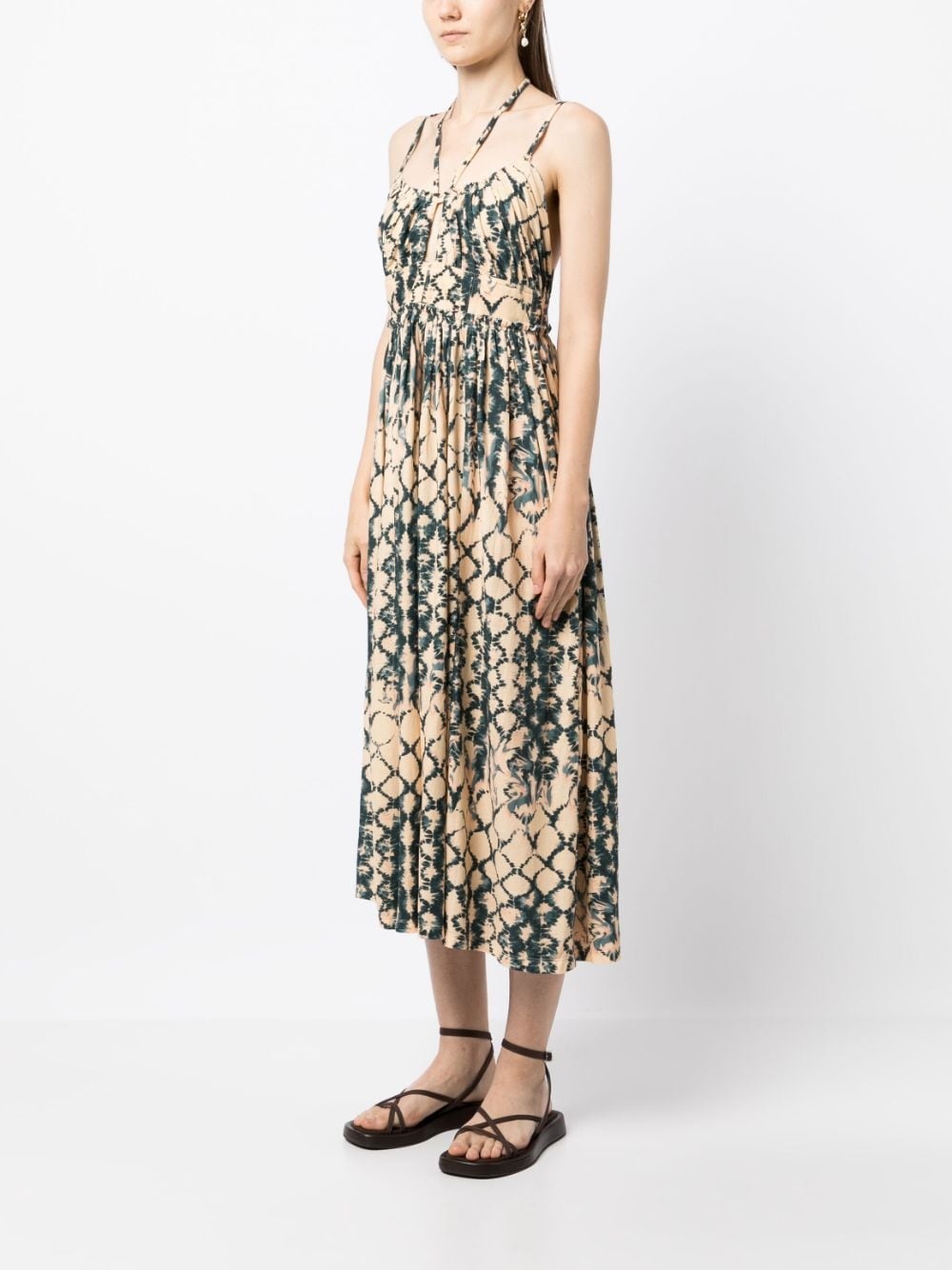 Freya halterneck midi dress - 3