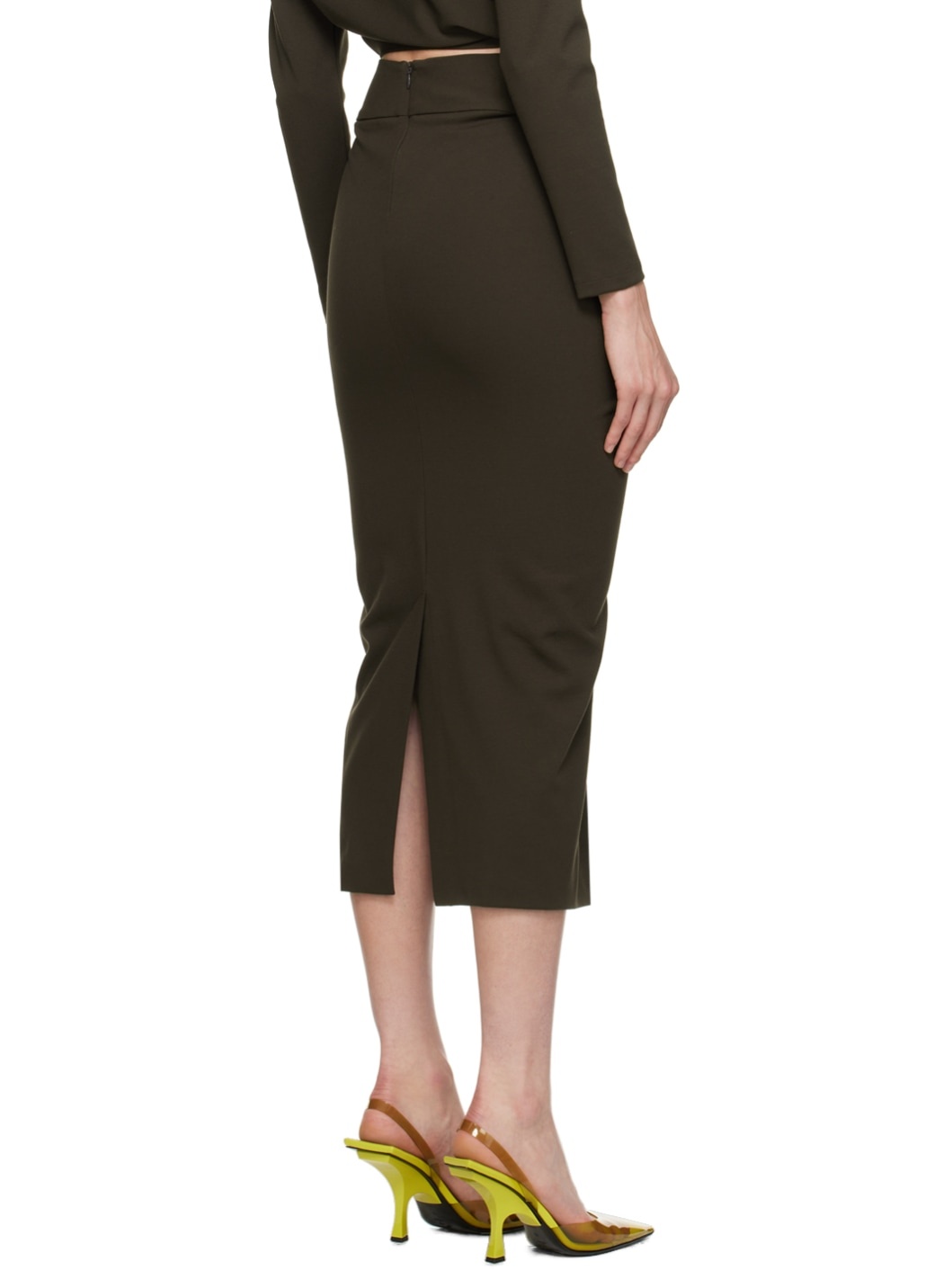 Brown Barina Midi Skirt - 3