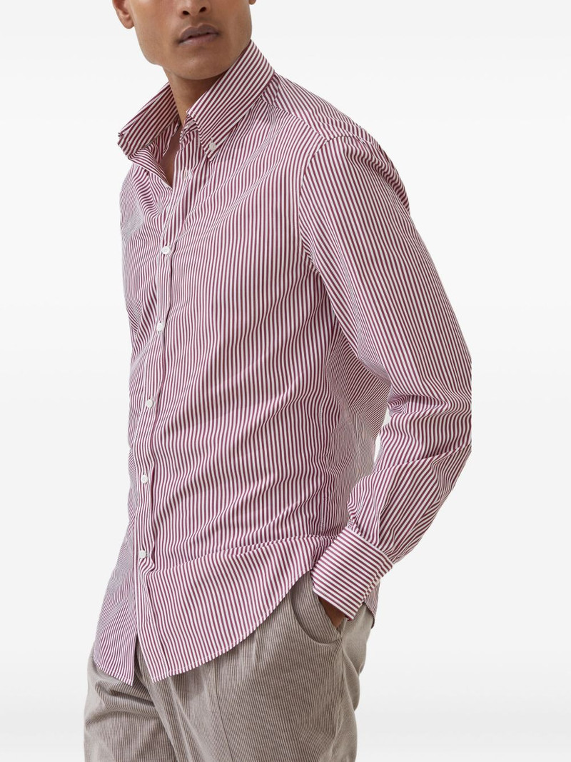 Brunello Cucinelli striped shirt outlook