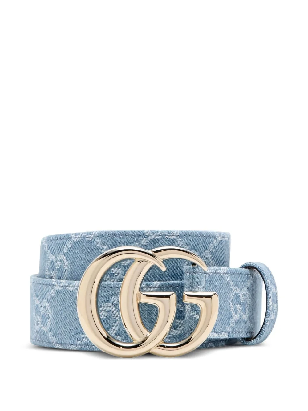 GG monogram denim belt - 1