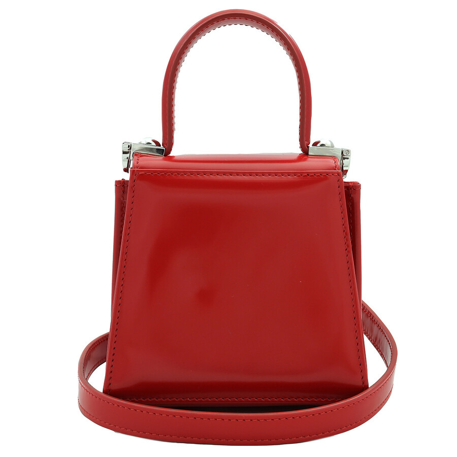 Ferragamo Ladies Red Micro Iconic Top Handle Bag - 5